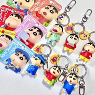 The Crayon Shin-chan's Day Keychain Pendant Backpack Schoolbag Handbag Accessories Couple Boys Girls