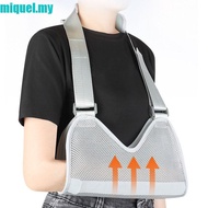 MIQUEL Shoulder Arm Sling, Adjustable Breathable Shoulder Immobiliser, Comfortable Lightweight with 