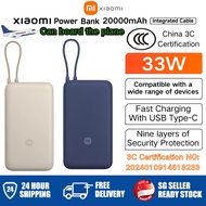 【CCC Certification】NEW Xiaomi 33W Power Bank 20000mAh (Integrated Cable) | USB-C Two-Way Fast Chargi