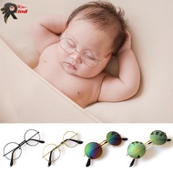 RL HW Newborn Baby Glasses Photography Props Boy Gentleman Mini Sunglasses Photo Studio Shooting Pho