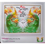 Cross-stitch painting of Parents' watch (not yet embroidered) LV3157