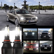 2pc LED White 6000K X7 4SIDE Bulbs NW Headlight Kit FOR VW Passat (3G2,CB2) 2014-2023 (Head Lamp)