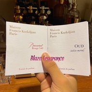 2ml MFK Baccarat Rouge 540E & Oud Satin Mood Extrait