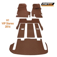 MatPro พรมปูพื้นเข้ารูป 5D 6D Premium Fitted Leather Car Mats สำหรับรถรุ่น HYUNDAI H1 STAREX VIP 7 ที่นั่ง ปี 2016-2018 เต็มคัน
