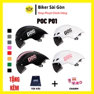 Poc 01 Sports Helmet, Genuine Poc P01 Bicycle Helmet with Bag and Box - Biker