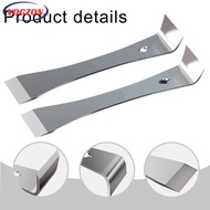 【VOGZONE】2PC Stainless Steel Pry Bar Scraper Tool set Flat Pry Nail Puller Carpentry Tool