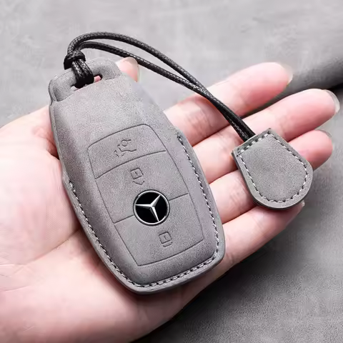 Car Key Cover Case Shell Holder Accessory for Mercedes Benz C S Class W206 W223 S350 C260 C300 S400