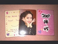 少女時代 Yoona 允兒潤娥小卡幸運卡一套