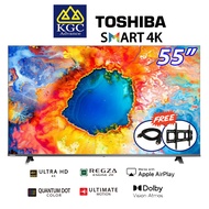 [Free Ship] Toshiba 55" 55M450NP 4K UHD DLED Quantum Dot Smart Televisyen TV [Free Bracket & HDMI Ca