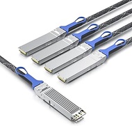 10Gtek 800Gb/s OSFP DAC Compatible for NVIDIA MCP7Y50-N002, 8-Channel OSFP Fin-top Breakout to 4x200