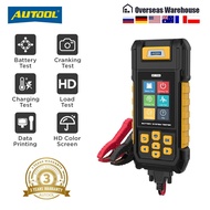AUTOOL BT760 Battery Tester With Printer Battery Analyzer Tester Automobile Battery Capacity Max Loa