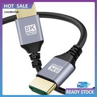 COOD 4k 120hz Gaming Cable Nylon Material Cable High-quality 8k Hdmi Cable for Tv Computer Laptop 1m/2m/3m Length Options Fast Shipping