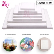 High Quality Blank White Canvas 100% Cotton / Canvas Board Frame for Art / Drawing Canvas Board
