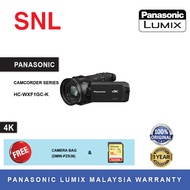 Panasonic HC-WXF1 UHD 4K Camcorder with Twin &amp; Multicamera Capture HC-WXF1GC-K FREE Bag &amp; Sandisk Extreme 16GB SD