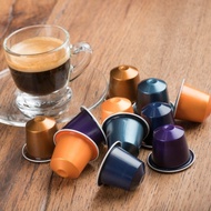 NESPRESSO EMPTY COFFEE CAPSULES, EMPTY Aluminum Capsules with Lid Nespresso Capsule
