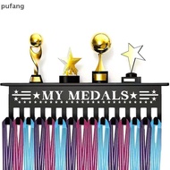 pu  Heavy-Duty Metal Awards Trophy Display Stand Medal Hooks Wall Mount Organizer Medal Storage Hold