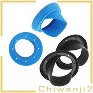 [Chiwanji2] 2x Vehicle 6.5inch Silicone Car Speaker Baffle Accessory Soft Silicone Spacer Speaker Protection