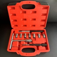 11Diesel Injector Seat Cleaner Set Diesel Vehicle Injector Reamer Injector Seat Repair Kit Auto Repa