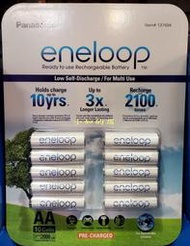 【小如的店】COSTCO好市多代購~Panasonic 國際牌 eneloop 充電電池(三號10顆) 137494