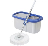 Spin Mop Stainless Super Magic Spin Mop Alat Pel Lantai Kain Pel Praktis Alat Pembersih Super Mop Ot