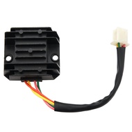 Q8Motorcycle Voltage Regulator 4 Wires 4 Pins 12 Voltage Regulator Rectifier for 50-250CC Motorcycle Scooter Moped ATV