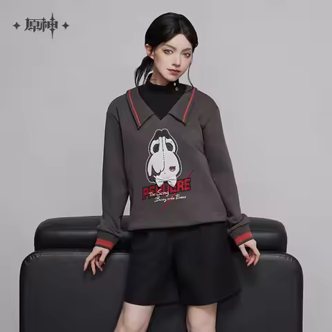 Arlecchino hoodie MiHoYo Genuine Official Genshin Impact Arlecchino Impression Series Faux Layering 