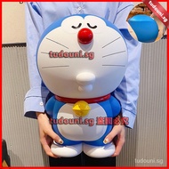 🇸🇬Free shipping🇸🇬 Anti-Fall25*16*16 Piggy Bank Doraemon Piggy Bank Children Doraemon Cat Decoration 