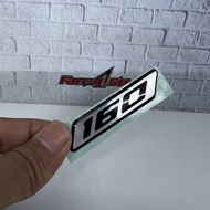 HITAM Sticker 160 Embossed sticker 160 3d vario pcx - Black