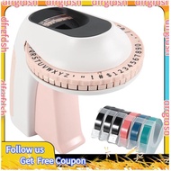 【D&F】Embossing Label Maker E975 3D Embossing Label Printer Machine with 6 Rolls Emboss Tapes, Handhe