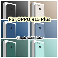 【Yoshida】For OPPO R15 Plus Silicone Full Cover Case Easy to disassemble Case Cover
