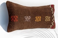 土耳其地毯抱枕套 羊毛抱枕套 kilim圖騰地毯枕頭套-義大利風圖騰
