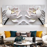 Modular Pictures 3d Art Flower Lotus Poster Wall Art Modular Paintings For Kitchen Wall Pictures Liv