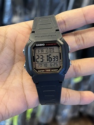 ORIGINAL CASIO Digital Resin Band Watch W-800HG-9AV / Legit Casio Classic Digital Black Men's Watch W800HG-9AV