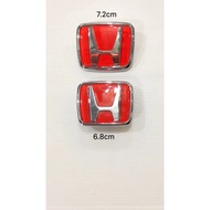 Honda Accord/City/Civic/SM4/SV4/EK/EG Front/Rear Type R Emblem Logo