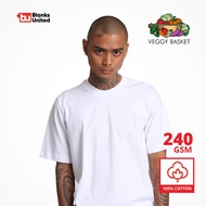 VEGGY BASKET Premium Cotton T-Shirts NEUTRAL COLORS (XS-3XL / Classic Fit) (UNISEX) PC