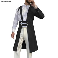 INCERUN Men's Deconstruction Clean Color Midfield Men's Casual Suit