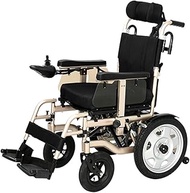 Heavy Duty With Headrest Foldable And Lightweight Powered Wheelchair Seat Width: 45Cm; Joystick Weig