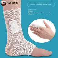 VANES Elastic Net Tubular Bandage, Breathable Elastic Mesh Bandage, Tubing Tubular Gauze Fix White Polyester 2m Wrist/Elbow/Knee/Ankle
