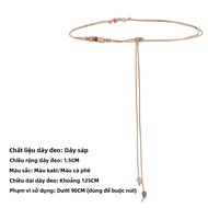 JIFANPAUL | Dây Nịt eo mỏng phong cách Boho Dân Tộc cho Đầm