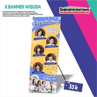 X Banner Wisuda Kelulusan