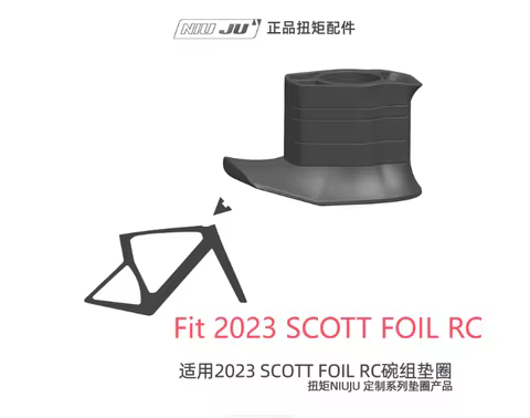 Hidden Cable Routing Bike Headset Cone Spacer for 2023 SCOTT FOIL RC for EXS FSA Vision THE ONE PRO 