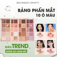 (All 4 HOT Colors) PEACH C Seasonal Blending Eyeshadow Palette 10