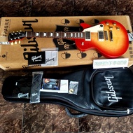 gitar gibson original usa les paul tribute cherry burst