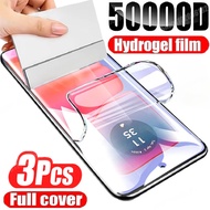 HonorX7b X5bPlus X5Plus 3Pcs 5000D Full Cover HD Clear Soft Hydrogel Film For Honor X5b X5 Plus X7c 