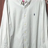 kemeja polo ralph lauren striped vintage second