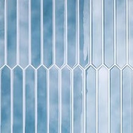 CRE8TIVE Light Blue Adhesive Tiles Kitchen Tile Stickers Long Hexagon Wall Tiles Blue Marble Self-Ad