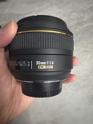 sigma 30mm 1:1.4全新