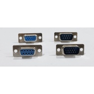 Connector DB 9Pin 15Pin Male VGA 9Pin 15Pin DB9 DB15 Jack Connector VGA Male Female 3 Rows
