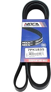 MOCA 7PK1835 EPDM Serpentine Belt fits 2008-2012 for Honda Accord L4 2.4L Accessory Drive Belt - Acc