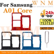 For Samsung Galaxy A01 Core / A013 Sim Tray Card Slot Holder Card Holder Reader SD Slot Adapter Repl